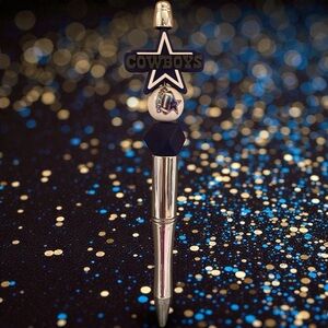 Football Themed Pen (football not included)